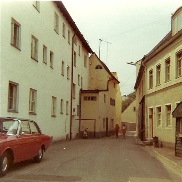 Obere Stadtmauer, Zustand 1972