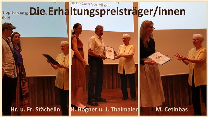 Pfaffenhofener Erhaltungspreis für drei Raritäten